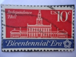 Stamps United States -  Bicentennial Era- Independence hall