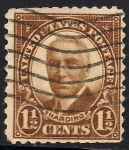 Stamps : America : United_States :  Warren G. Harding