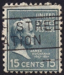 Stamps United States -  James Buchanan