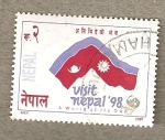 Sellos de Asia - Nepal -  Visite Nepal
