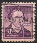 Stamps United States -  Patrick Henry