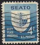 Stamps : America : United_States :  Conferencia de la . Organización Tratado Sur-Este de Asia (SEATO), Washington, DC, del 31 mayo al 3 