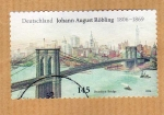 Sellos de Europa - Alemania -  Scott 2383. Puente Brooklyn.