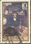 Stamps Spain -  CAPITÀN  DE  LA  MARINA  MERCANTE.  PINTURA  DE  GUTIERREZ  SOLANA