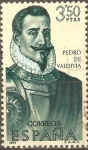 Stamps Spain -  PEDRO   DE   VALDIVIA