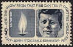 Stamps : America : United_States :  Editado en la memoria de Kennedy.