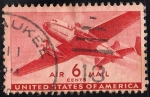 Stamps : America : United_States :  Twin-Motored Transport Plane