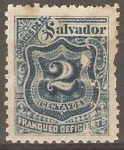 Stamps America - El Salvador -  FRANQUEO   DEFICIENTE