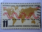 Stamps United States -  International Telecommunication Union 1865-1965