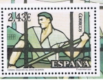 Stamps Spain -  Edifil  4359  Vidrieras.  Una de las Vidrieras del Banco de España, realizada en 1932 por la Casa Ma