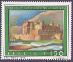 Sellos del Mundo : Europa : Italia : Castillo de Fenis - Aosta