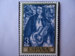 Stamps Spain -  Ed:2079- Día del Sello - El ciego de los Romances - Pintores:Solana
