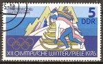 Sellos de Europa - Alemania -  Juegos Olímpicos de Invierno, Innsbruck 1976-DDR.
