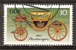 Sellos del Mundo : Europa : Alemania : Carruajes Históricos (Transporte del Estado de 1790)DDR.