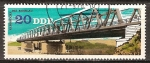 Sellos de Europa - Alemania -  Puentes en la DDR (Puente Elb en Rosslau.
