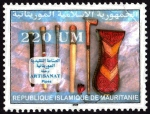 Stamps Mauritania -  Artesanias - Bastones