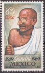 Stamps : America : Mexico :  Gandhi