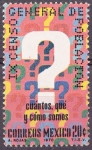 Stamps : America : Mexico :  IX Censo General de Poblacion