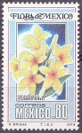 Stamps Mexico -  Plumeria Rubra