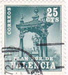 Sellos de Europa - Espa�a -  PLAN SUR DE VALENCIA-Casilicio de San Vicente Ferrer  (V)