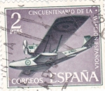 Stamps Europe - Spain -  Cincuentenario de la aviacion española(V)