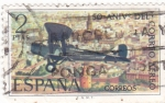 Stamps Spain -  50 Aniversario del correo aéreo  (V)