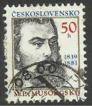Stamps : Europe : Czechoslovakia :  Mussorgsky