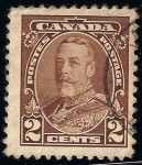 Sellos de America - Canad -  Rey Jorge V