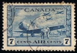 Stamps : America : Canada :  Aviones.