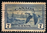 Sellos del Mundo : America : Canad : Gansos de Canadá en vuelo