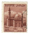 Sellos de Africa - Egipto -  Palacio