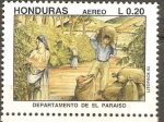 Stamps Honduras -  DEPARTAMENTO  DE  EL  PARAÌSO