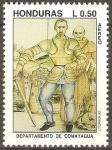 Stamps Honduras -  DEPARTAMENTO  DE  COMAYAGUA