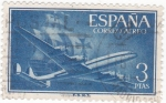 Stamps : Europe : Spain :  Super-constelación y nao (V)