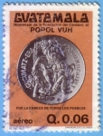 Stamps Guatemala -  Homenaje de la fundación del centavo al Popol Vuh