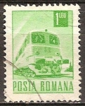 Stamps : Europe : Romania :  Transp. y telecomu.Tren,diesel-eléctrico(p).