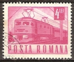 Sellos de Europa - Rumania -  Transp. y telecomu.-Tren eléctrico.