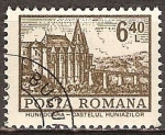 Stamps Romania -  Castillo Hunidoara. 