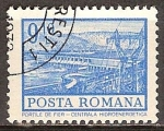 Stamps Romania -  Estación de energía hidroeléctrica, las Puertas de Hierro.