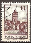 Sellos del Mundo : Europa : Rumania : Sibiu-Torre del Ayuntamiento.