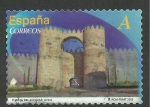 Stamps Spain -  Puerta del Alcázar, Ávila