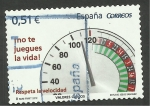 Stamps Spain -  Respeta la velocidad