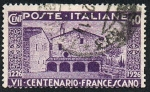 Stamps : Europe : Italy :  IV CENTENARIO FRANCESCANO 1226-1926