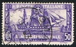 Stamps Italy -  CINQUANTENARIO ACADEMIA NAVALE 1881-1931