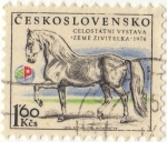 Sellos de Europa - Checoslovaquia -  CELOSTÁTNI VYSTAVA·ZEME ZIVITELKA·1976