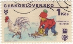 Stamps Czechoslovakia -  SVENDOTTOS.(DÁNSKO)