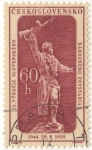 Stamps Czechoslovakia -  15 VYROCIE SLOVENSKEHO NÁRODNÉHO POVSTANIA 1944· 29-8-1959