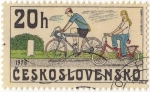 Stamps : Europe : Czechoslovakia :  BICICLETA 1978