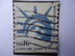 Sellos de America - Estados Unidos -  United States-Air mail - Head Statue of liberty (Estatua de la cabeza de la libertad)
