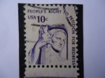 Stamps United States -  El Derecho de las Personas a Solicitar una Reparación-Contemplación de la Justicia por el Escultor: 